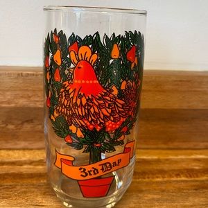 Pepsi Vintage Anchor Hocking 12 Days of Christmas Glass 10th Day Lords A Leaping